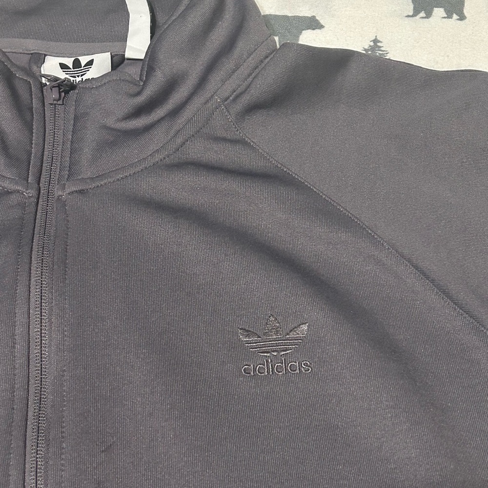 Adidas Men’s Full-Zip Grey Track Jacket (size:XL)